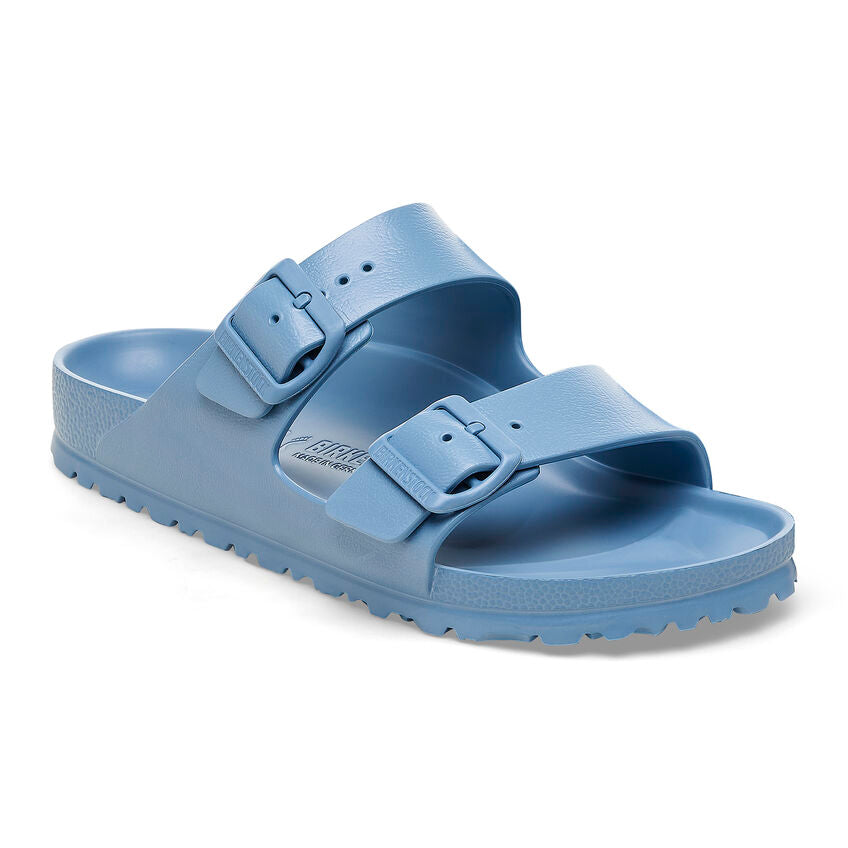 Birkenstock Arizona Essentials EVA in Elem Blue & Black Available in Narrow Widths