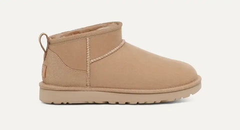 UGG Classic Ultra Mini Boot in Sand & Chestnut
