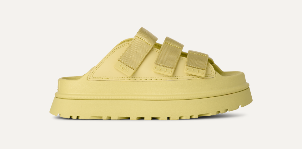UGG GoldenGlow Slide Sandal in Golden Apple