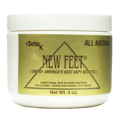 Bette K New Feet 4 Oz, Foot Cream