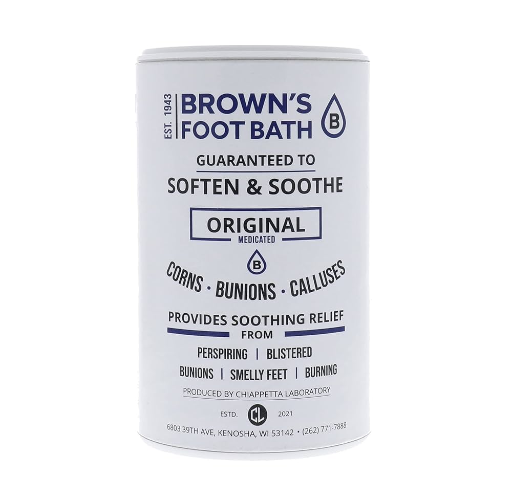 Browns Original Medicated Foot Bath Powder