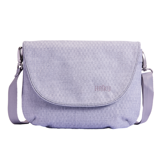 Haiku Bliss Saddle Bag In Rosewood, Stone Gray & Black