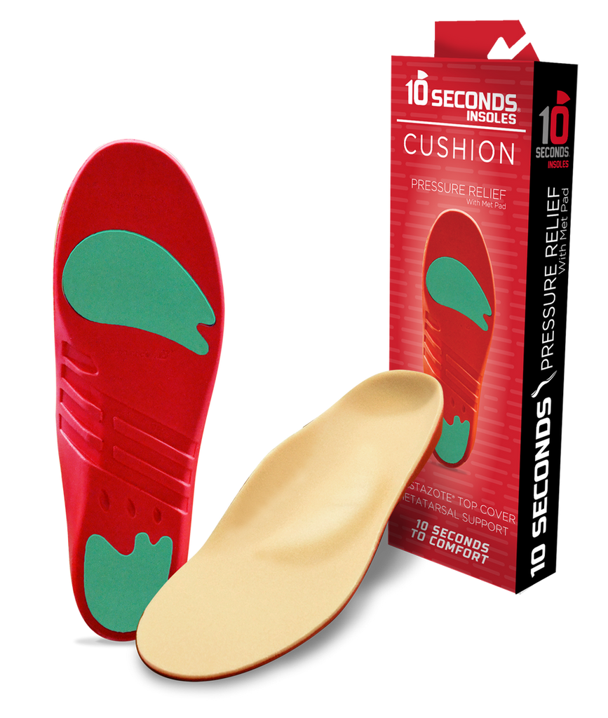 10 Seconds Pressure Relief with Metatarsal Pad Insole