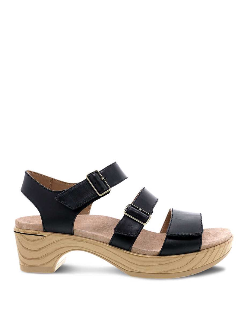 Dansko Malena Black Smooth Calf Leather
