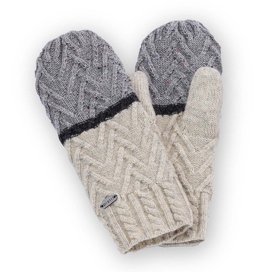 Pistil Estes Mitten in Brown & Grey
