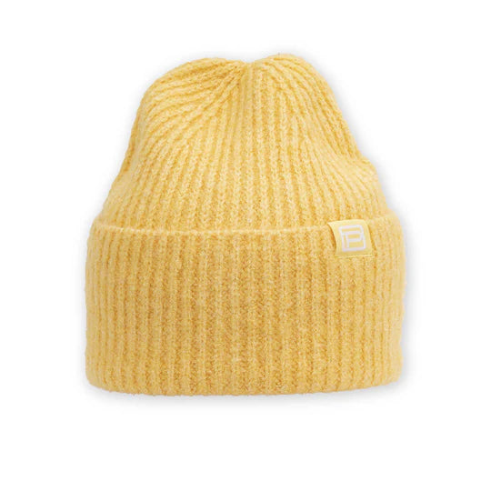 Pistil Luna Beanie in Banana, Black & Blue