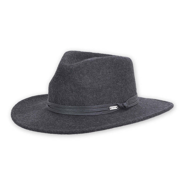Pistil Topaz Wide Brim Hat in Dark Charcoal