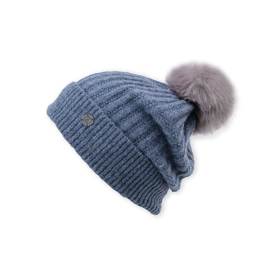 Pistil Piper Beanie in Ocean, Cinder & Charcoal