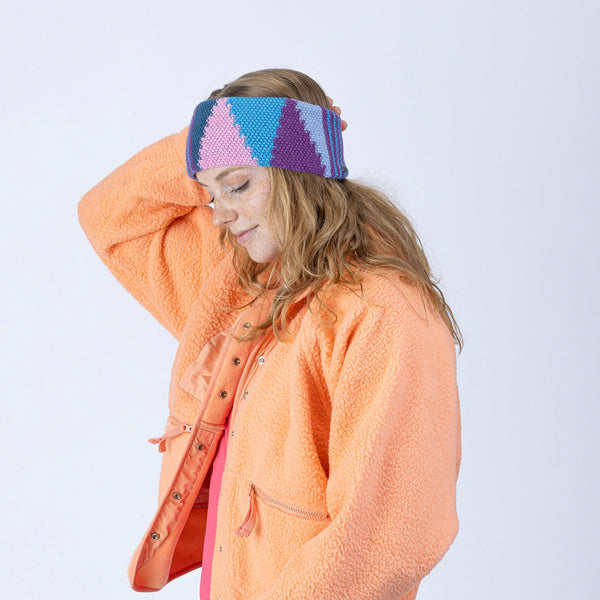 Pistil Kika Head Band in Navy, Persimmon & Natural