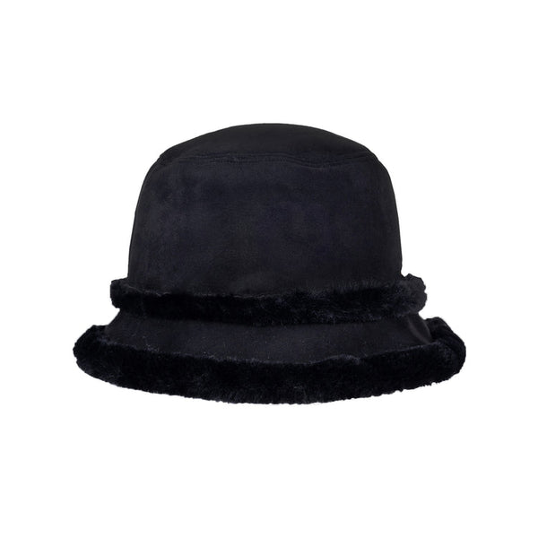Pistil Winter Bucket Hat in Tan & Black