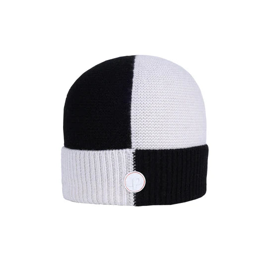 Pistil Parker Beanie In White, Blue & Black