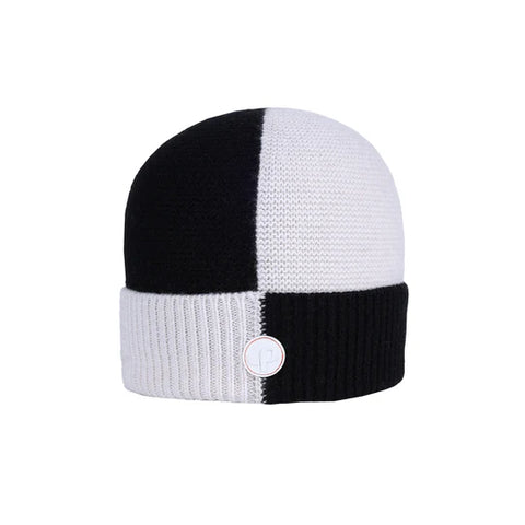 Pistil Parker Beanie In White, Blue & Black