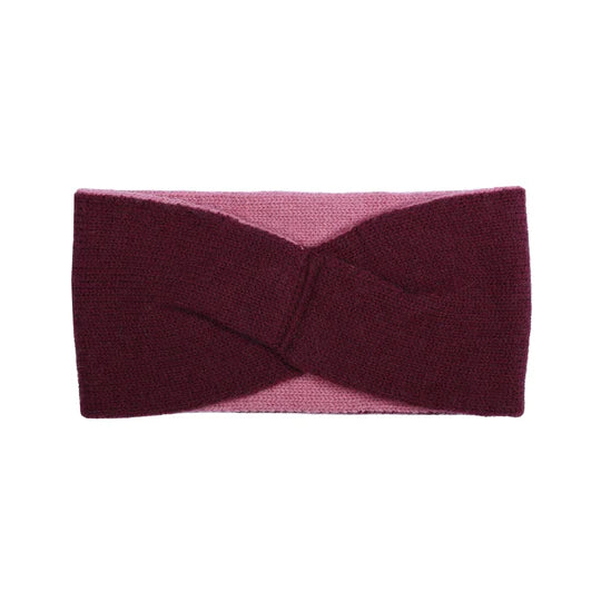 Pistil Courtney Headband in Navy, Plum & Tan
