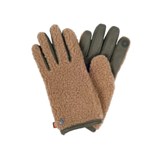 Pistil Penny Glove in Ivory, Tan & Black
