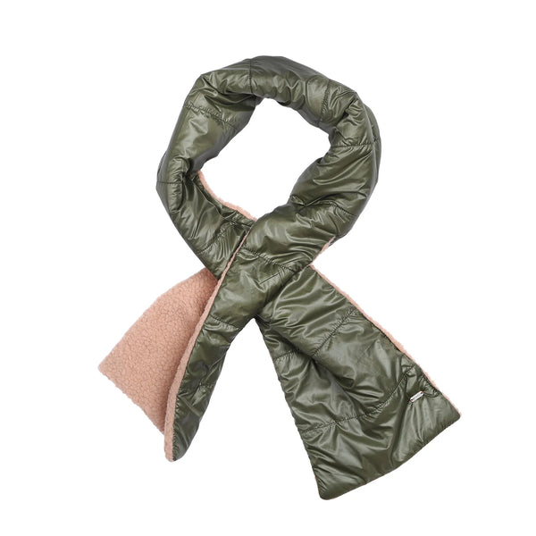 Pistil Piper Scarf in Black, Olive & Ivory