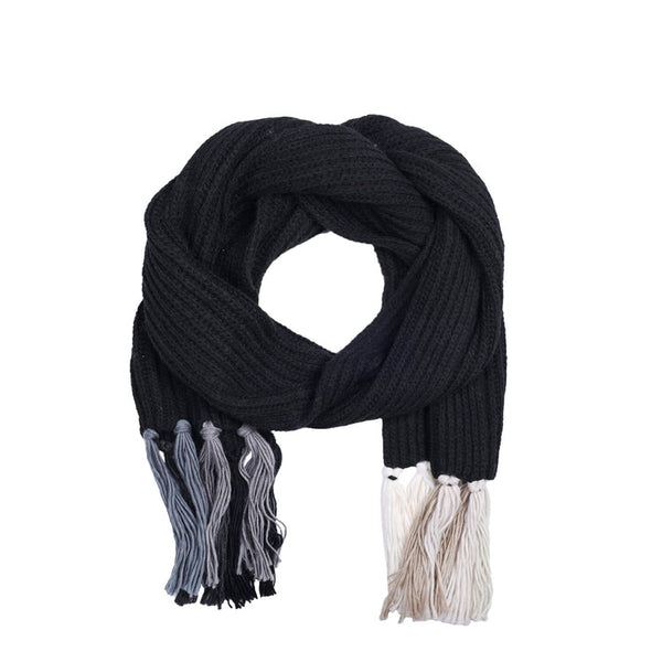 Pistil Isla Scarf in Ivory & Black