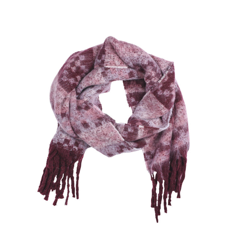 Pistil Fawn Scarf in Plum