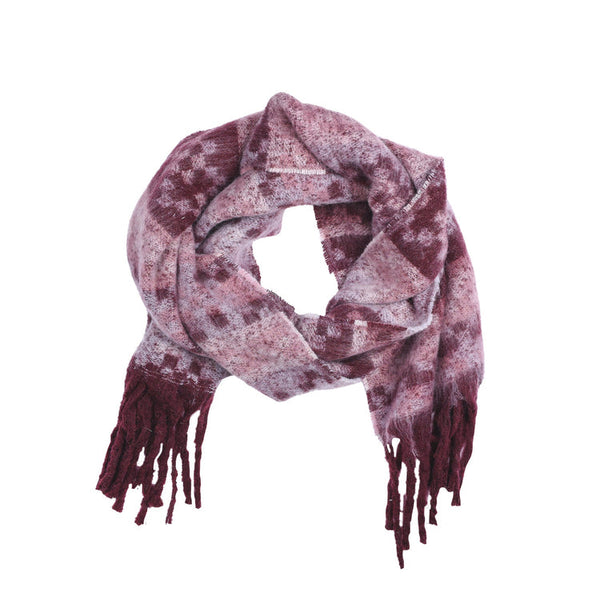 Pistil Fawn Scarf in Plum