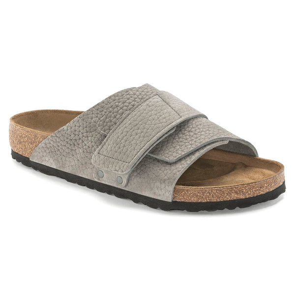 Birkenstock Kyoto Men's Nubuck Leather  in Grey Whale