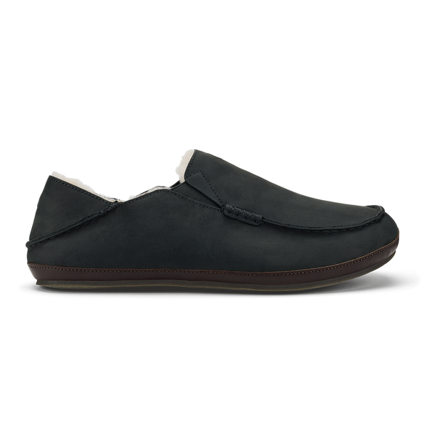 Olukai Moloa Men's Slipper in Black/DarkJava