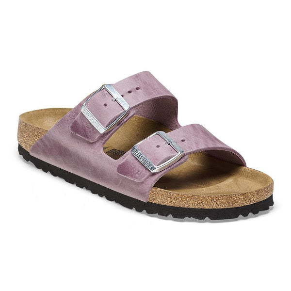 Birkenstock Arizona in Lavender, Thyme & Fuchsia Oiled Leather Available in Narrow Widths