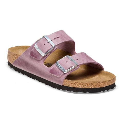 Birkenstock Arizona in Fuchia & Lavendar Oiled Leather