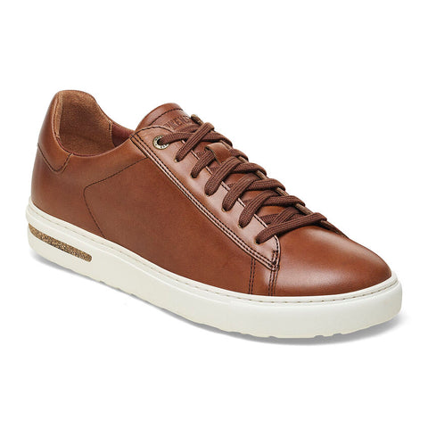 Birkenstock Bend Low in Cognac & Black Leather Available in Narrow Widths