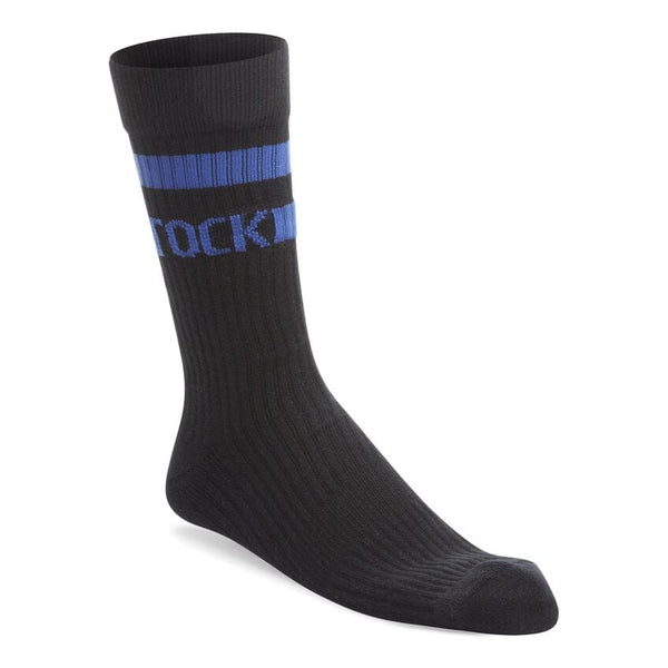 Birkenstock Cotton Tennis Socks in Black & Eggshell