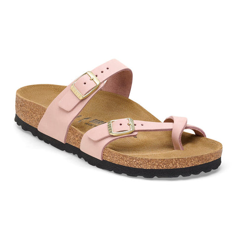 Birkenstock Mayari in Pink Nubuck Leather