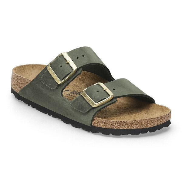 Birkenstock Arizona in Thyme & Lavender Oiled Leather Available in Narrow Widths
