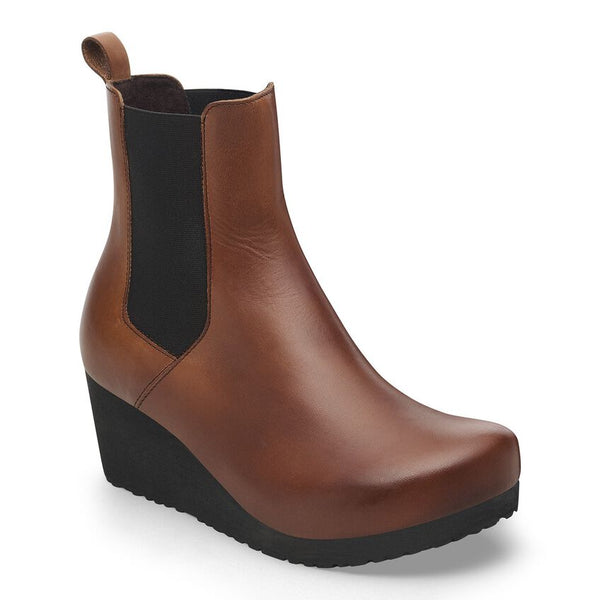 Birkenstock Ebba Boot in Black, Black/Cognac & Berry Available in Narrow Widths