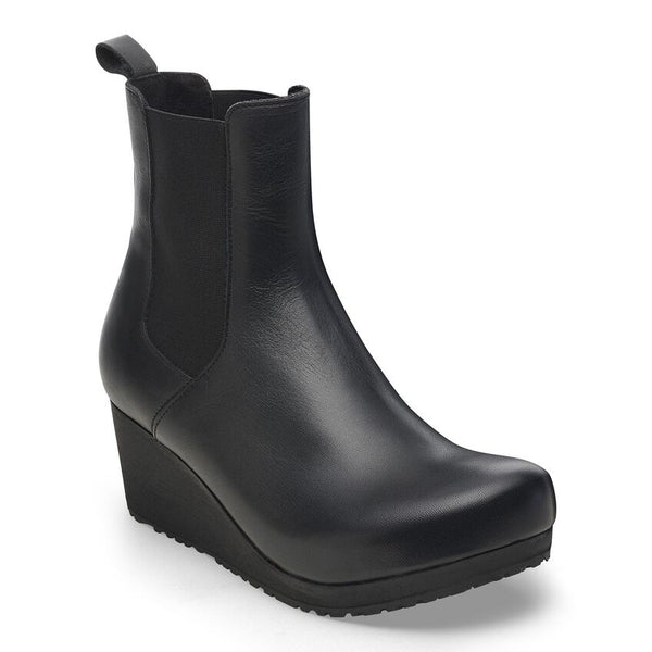 Birkenstock Ebba Boot in Black, Black/Cognac & Berry Available in Narrow Widths
