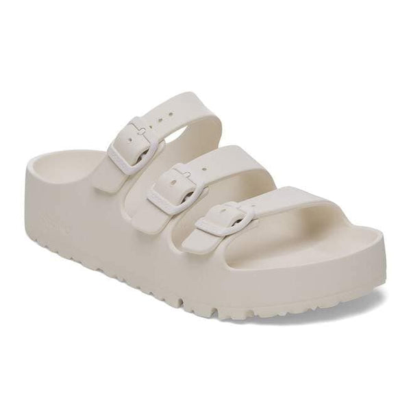 Birkenstock Florida III Flex Platform Eva Sandal in Eggshell & Pure Sage