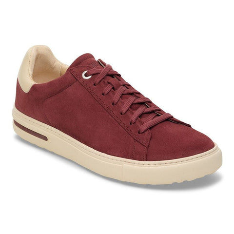 Birkenstock Bend Low Suede Shoe in Zinfandel, Dark Tea & Blue Available in Narrow Widths