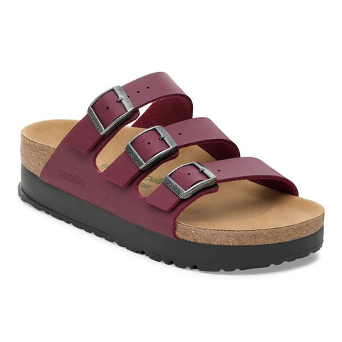 Birkenstock Florida Florida Vegan Flex Platform in Zinfandel