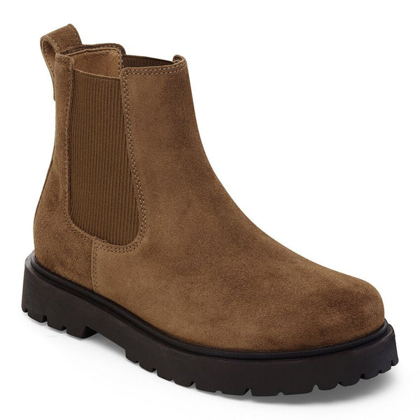 Birkenstock Women's Highwood Slip On Mid Boot in Dark Tea, Black & Graphite