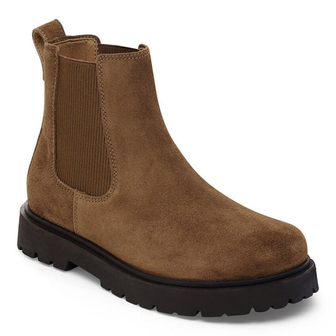 Birkenstock Women's Highwood Slip On Mid Boot in Dark Tea, Black & Graphite