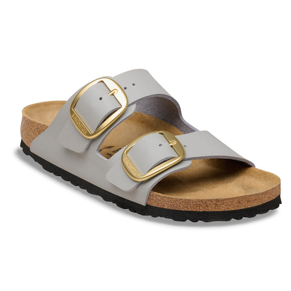 Birkenstock Arizona Big Buckle Birko-Flor in Sandcastle, Mocha & Stone Coin Available in Narrow Widths