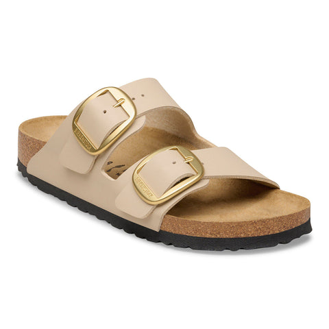 Birkenstock Arizona Big Buckle Birko-Flor in Sandcastle & Stone Coin