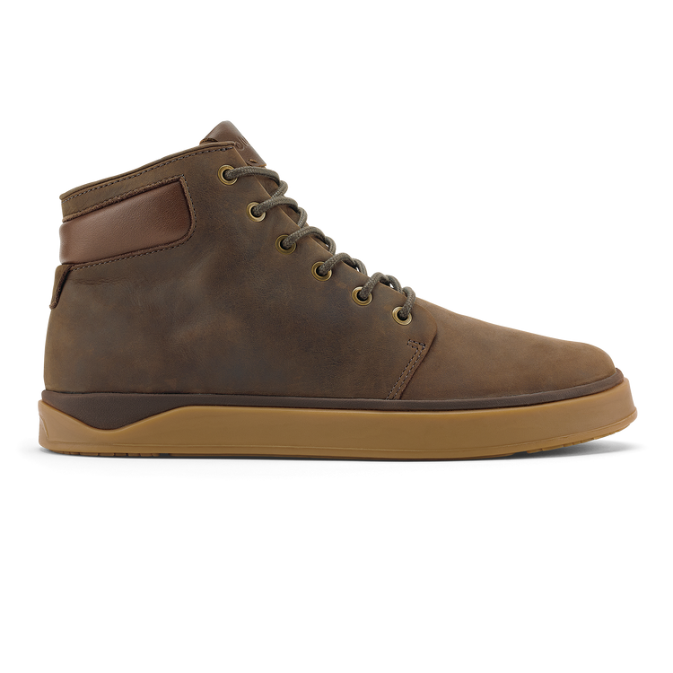 Olukai Kekaha Men's Chukka Boots in Dark Java/Toffee