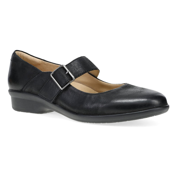 Dansko Collette Navy & Black Burnished Nubuck Mary Jane