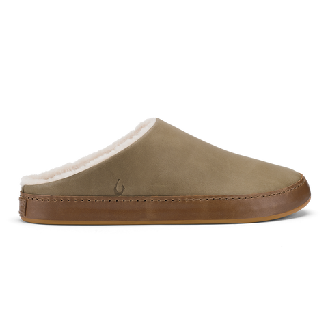 Olukai  Lōli‘i Men's Mule Slipper in Clay/Tan