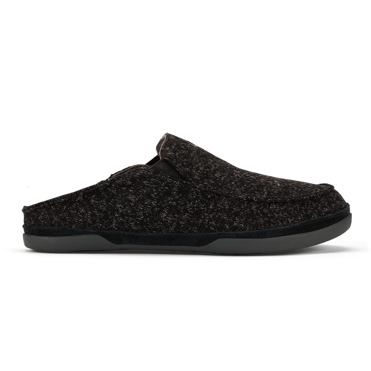 Olukai Moloa Hulu Men's Slipper in Black