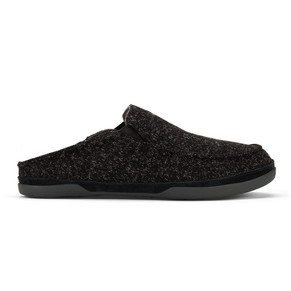 Olukai Moloa Hulu Men's Slipper in Black