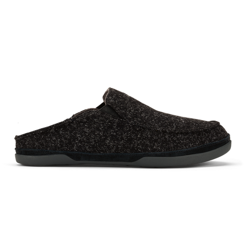Olukai Moloa Hulu Men's Slipper in Black