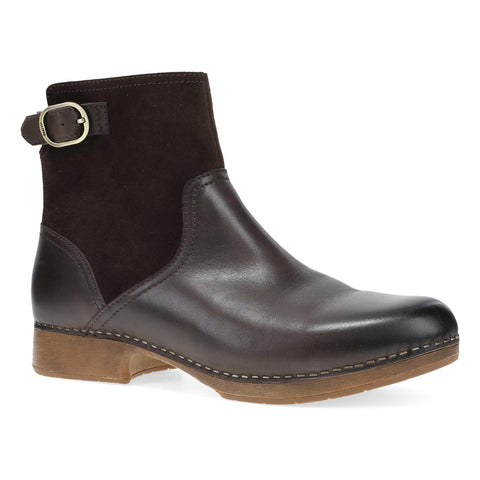 Dansko Monique Chocolate Burnished Boot