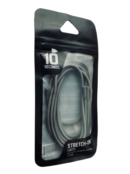 10 Seconds ® Proline MultiSport Stretch Lace in White, Black, Gray & Brown