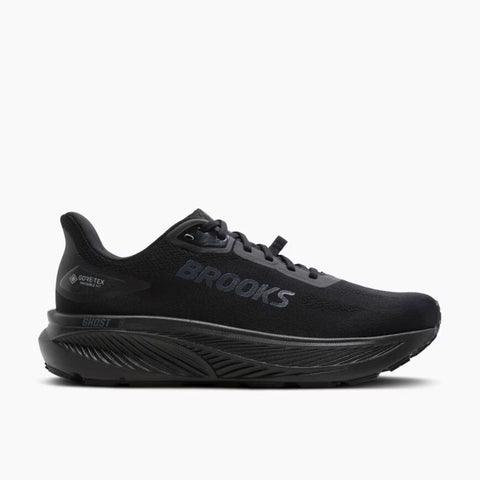 Brooks Ghost 18 GTX Men's & Women's Running Shoe in Black/Black/Ebony