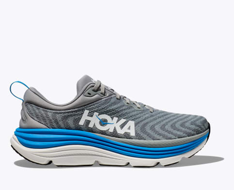 Hoka Gaviota 5 Stability All Star Men's & Women's Running Shoe in Vanilla/Eggnog, Black/White, Limestone/Diva Blue & Airy  Blue/Sunlit Ocean Available in Wide Widths