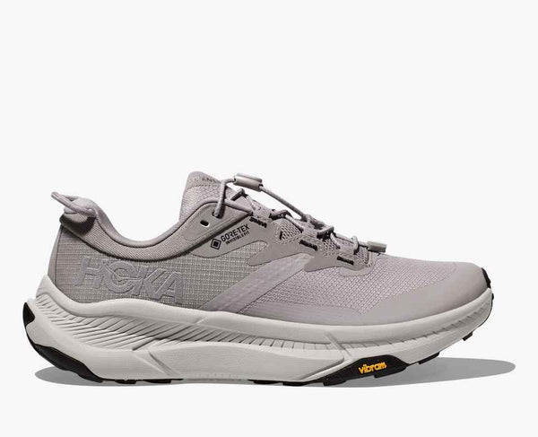 Hoka Women's Transport GTX in Eggnog/Eggnog & Opal Vaporous